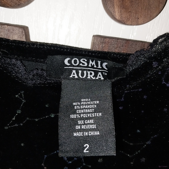 NWOT Hot Topic Cosmic Aura Rainbow Constellations Velvet Skater Dress-2x-READ - Picture 7 of 7